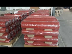 Tecido de fibra de vidro revestido com borracha de silicone à prova de fogo de dupla face